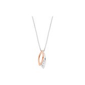 Favs Dames ketting 925 sterling zilver, 925 sterling zilver 3 Zirkonia One Size 87613216