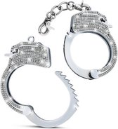 Bundle - Temptasia - Temptasia - Bling Verstelbare Handboeien - Zilver met glijmiddel