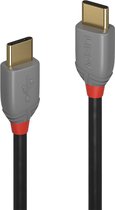 Cable USB C LINDY 36872 2 m Black Grey