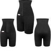 Wondermom Postpartum Belly Binder Shorts- Shapewear - Closure sheet - cummerbund - Zwart - Taille M