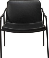 Danform Boto fauteuil vintage kunstleer zwart.