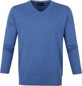Suitable - Respect Vini Pullover V-Hals Blauw - XL - Modern-fit