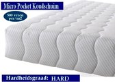 Aloe Vera - Eenpersoons Matras -MICRO POCKET Koudschuim HR45 7 ZONE 25 CM  - Stevig ligcomfort - 70x200/25