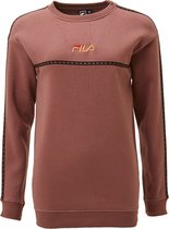 Fila Serino Taped Crew Sweater Roze Dames - Maat XXS