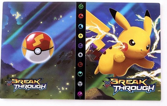 Thumbnail van een extra afbeelding van het spel A.A.S Pokémon verzamelmap pikachu - Pokémon Kaarten Album Voor 240 Kaarten - A5 Formaat