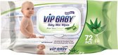 Bebiko VIP Baby Aloë Vera Billendoekjes Alcohol en Parabenen vrij - Pampers - Voordeelverpakking - 864 doekjes (12 x 72)