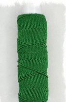 Corna elastisch garen groen - 20 m - rimpelelastiek - kerstgroen - groen naai elastiek