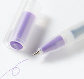 Muji Gel Pen - Kleur Inkt Paars - 0.38mm + 1 Reserve Vulling - Refill