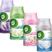 Air Wick MIX 4 Stuks - Lavendel / Witte Bloemen / Magnolia / Cool Linnen