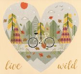 Borduurpakket Wild at Heart - Live Wild - Bothy Threads