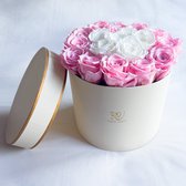 Roses by Valentin | Luxury Flowerbox | Longlife rozen | Giftbox | Cadeau voor haar | Valentijnsdag | Moederdag | Bruiloft | Josephine Bouquet