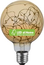 LEDatHOME - LED Globe G95 Gloeilamp - Duizend Lampen Goud 2W E27 2000K