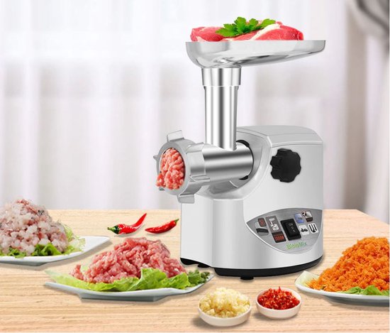 Hachoir à viande électrique - Robot de cuisine - 3000W - bonne alternative  au KitchenAid | bol.com
