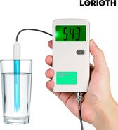 LORIOTH® Digitale PH Meter - Water Kwaliteit Meter - Water Meter - Meter van Drinkwater - Zwembad Meter - Aquarium Meten - Wit