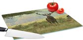 Glazen Snijplank - 39x28 - Hert - Natuur - Dieren - Snijplanken Glas