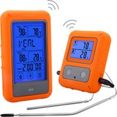 Oventhermometer Draadloos - Dubbele sonde - Digitaal - BBQ thermometer - Kernthermometer – Vleesthermometer - Geschikt voor 2 stukken vlees
