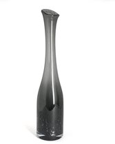 Design fles Bottle - Fidrio SMOKEY - glas, mondgeblazen - diameter 13 cm hoogte 66 cm