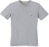 Carhartt 103067 Workwear Pocket T-Shirt - Original Fit - Heather Grey - XL