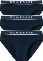 SCHIESSER 95/5 rio slips (3-pack) - donkerblauw - Maat: XL