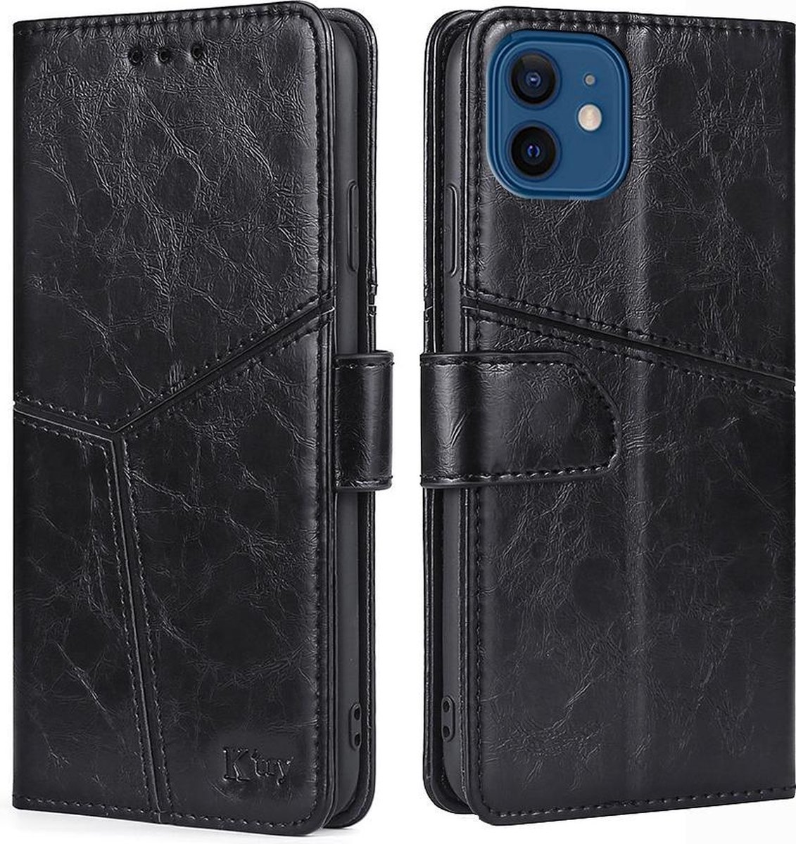 Apple iPhone 13 Pro Max Bookcase Hoogwaardig PU Leren Hoesje Lederen Wallet Case