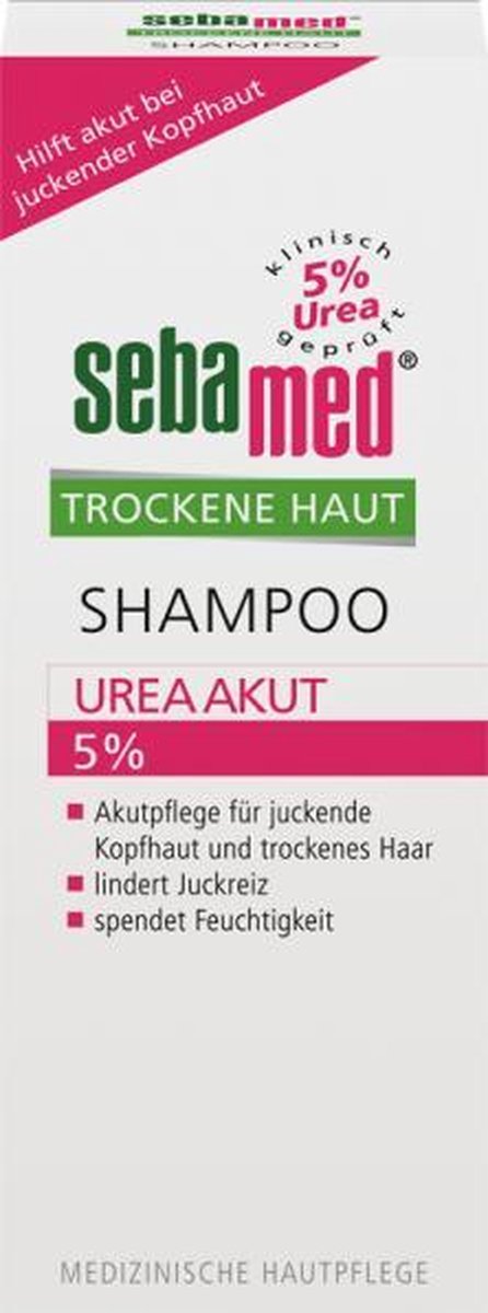 Sebamed - Extreme Dry Skin Relief Shampoo 5% Urea Soothing Shampoo For Very Dry Hair 200Ml