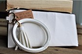 Deluxe Clutch avondtas Wit herfstmode
