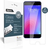 dipos I 2x Pantserfolie helder compatibel met Meizu M6 Beschermfolie 9H screen-protector