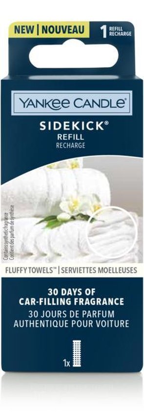 Yankee Candle Recharge SideKick Fluffy Towels pour voiture