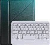 Case2go - Draadloze Bluetooth toetsenbord Tablet hoes geschikt voor iPad Pro 11 (2021/2020/2018) met RGB verlichting en Stylus Pen Houder - Blauw en Zwart