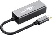 USB C naar Ethernet Adapter - 4K Type-c to Ethernet converter - Geschikt voor Apple MacBook Air en Pro - Geschikt voor Samsung - Wilsem ®