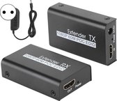 NÖRDIC SGM-187 HDMI Extender set over ethernet Cat6 - 60 m - 1080P 60Hz - Zwart