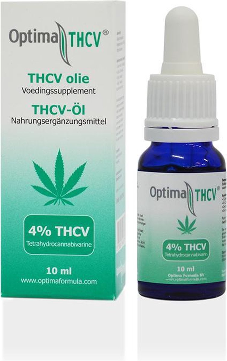 THCV olie 4%, Optima Formula, 100% zuivere THCV olie, 10ml, Tetrahydrocannabivarin