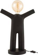 J-Line Lamp P'Tit Maurice Poly Zwart