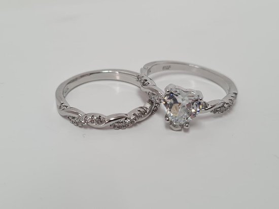 Bague En Argent Taille 55 - Occasion, Sans Marque, Couleur Argenté