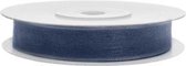 organza lint zwart 6mm x 20m