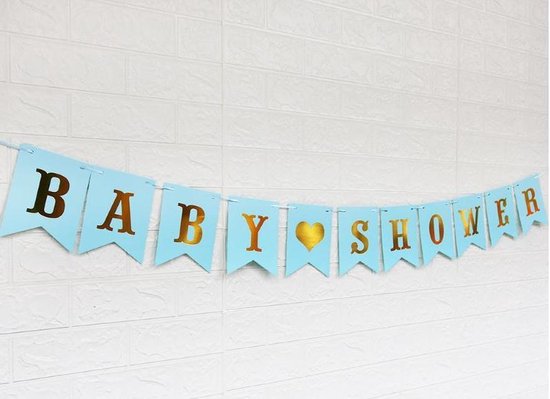 Letterslinger Babyshower Jongen - De verkleedzolder, voor al uw Letterslinger Babyshower Jongen - De verkleedzolder, voor al uw