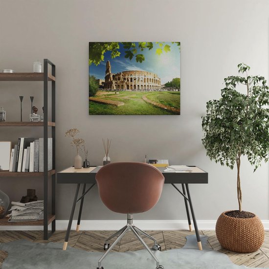 Artaza - Peinture sur toile - Colisée à Rome, Italie - 50x40 - Photo sur toile - Impression sur toile