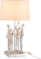 J-Line Lamp Figuren Poly Zilver