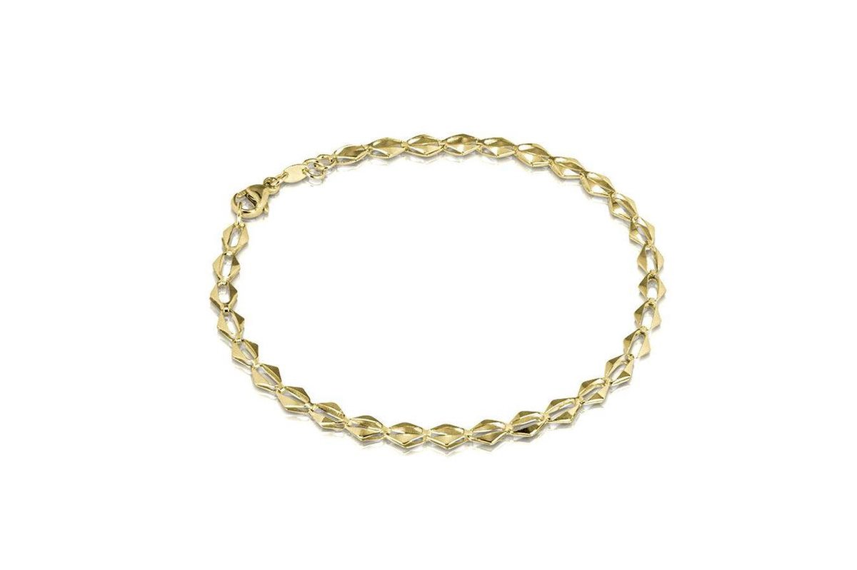 Di Lusso - Armband Metz - Zilver 925 - Gouden plating - Dames - 19 cm