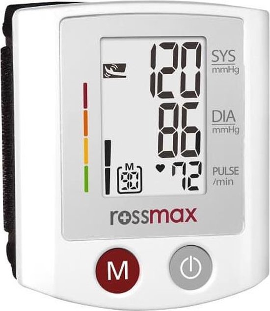 Rossmax S150 - polsbloeddrukmeter - Gevalideerd - Hartslagmeter -... bol.com