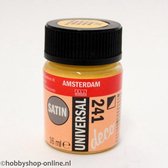 Acrylverf Zijdeglans - Deco - Universal Satin - 241 zonnegeel - 16 ml - Amsterdam - 1 stuk