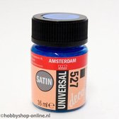 Acrylverf Zijdeglans - 527 Hemelsblauw - Deco - Universal Satin - Amsterdam - 16 ml