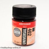 Acrylverf Zijdeglans - 402 Donkerbruin - Deco - Universal Satin - Amsterdam - 16  ml
