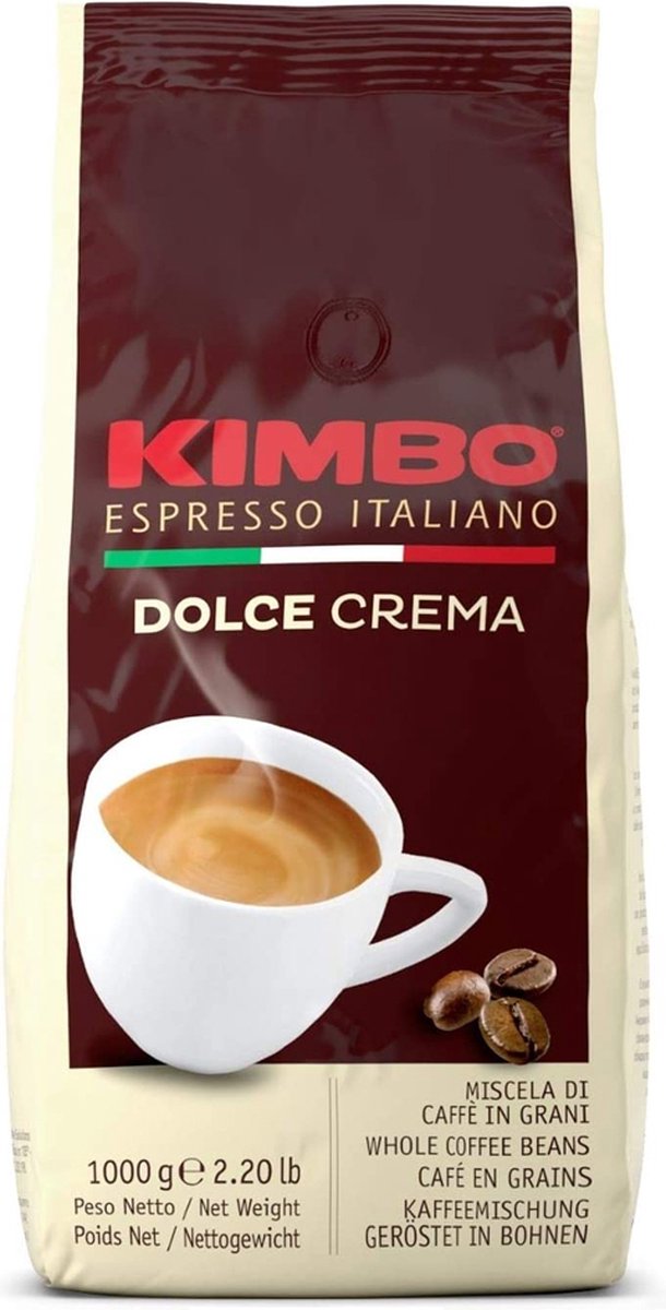 Offre Kimbo café en grains Crema Classico et Crema Intensa 1 kg x 2