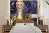 Behang - Fotobehang Pallas Athena - Gustav Klimt - Breedte 350 cm x hoogte 350 cm