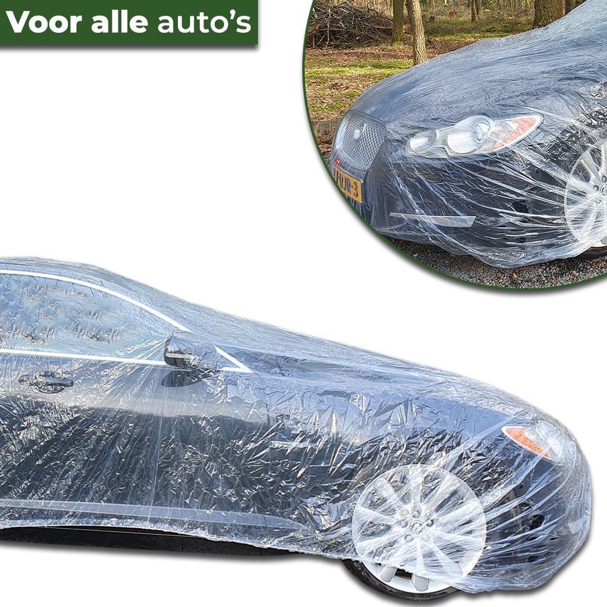 Autohoes-Car Cover-Universeel- XL - Transparant - XL -