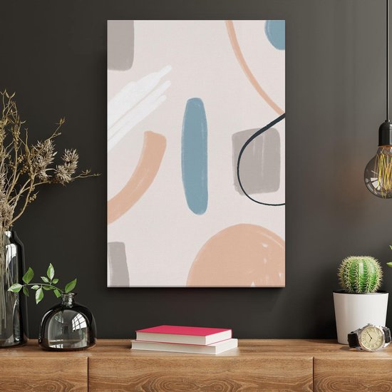 Artaza - Peinture Sur Toile - Art Abstrait - Style Scandinave - 20x30 - Klein - Photo Sur Toile - Impression Sur Toile