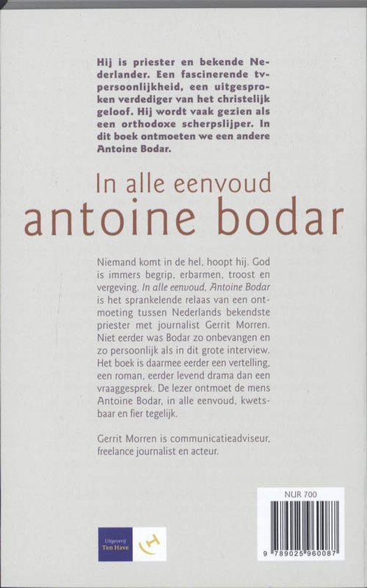 In alle Eenvoud, Antoine Bodar