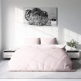 Nice Dreams - Dekbedovertrek - Pink Bee - 1-persoons 140 x 220 cm