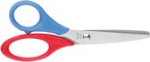 handwerkschaar linkshandig junior 13 cm rood/blauw